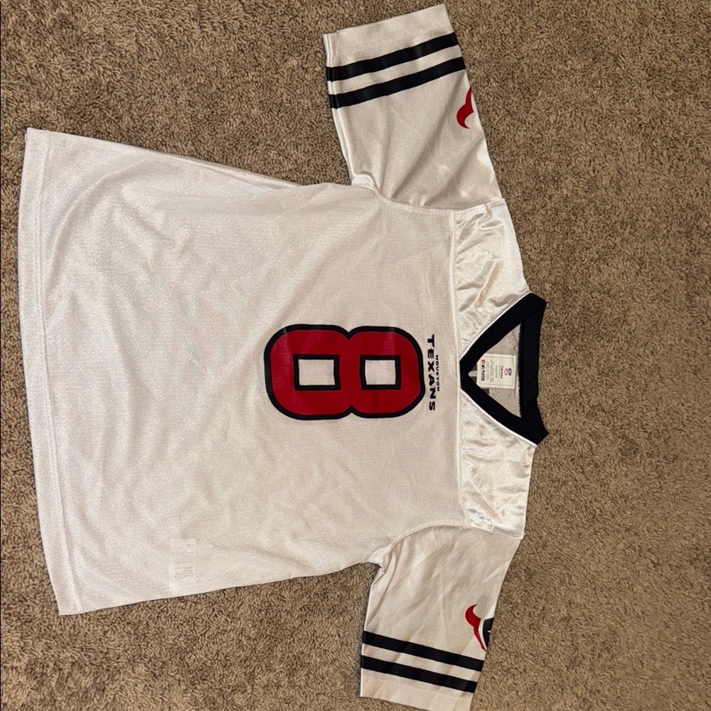 NFL Houston Texans Jersey XXL 18 SCHAUB White Football Jersey